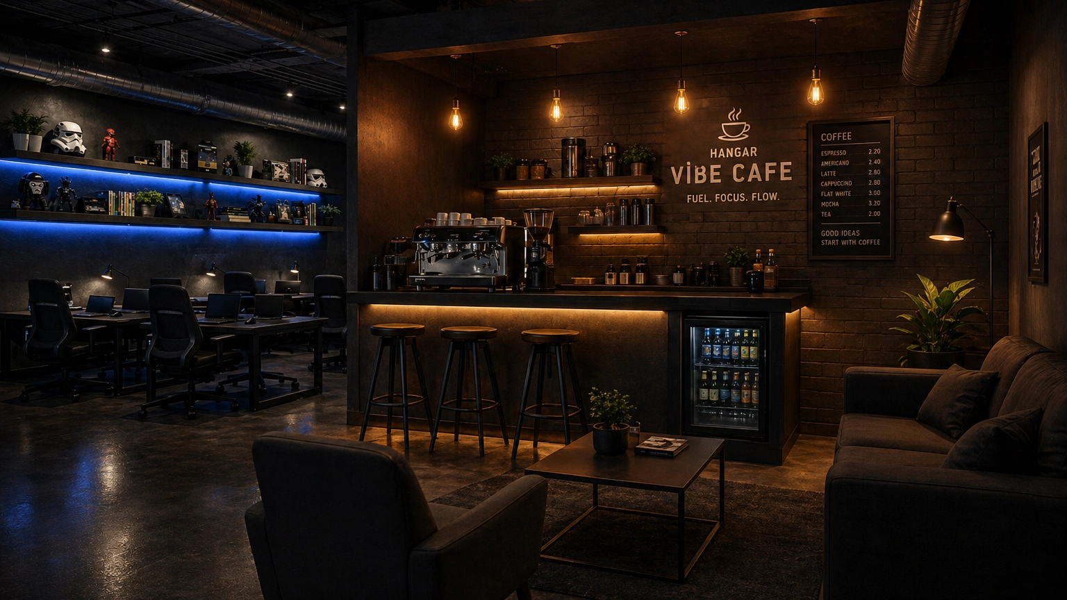 Vibe Café Hangar Hub